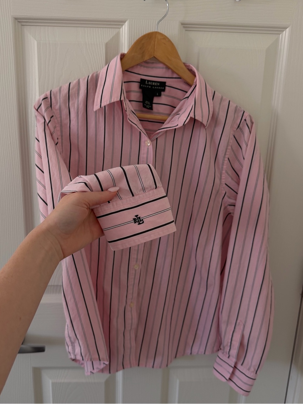 Lauren Ralph Lauren Pink Button-Down Shirt